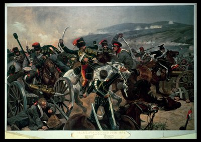 Schlacht von Balaclava, 25. Oktober 1854, Entsatz der Leichten Brigade von Richard Caton Woodville junior